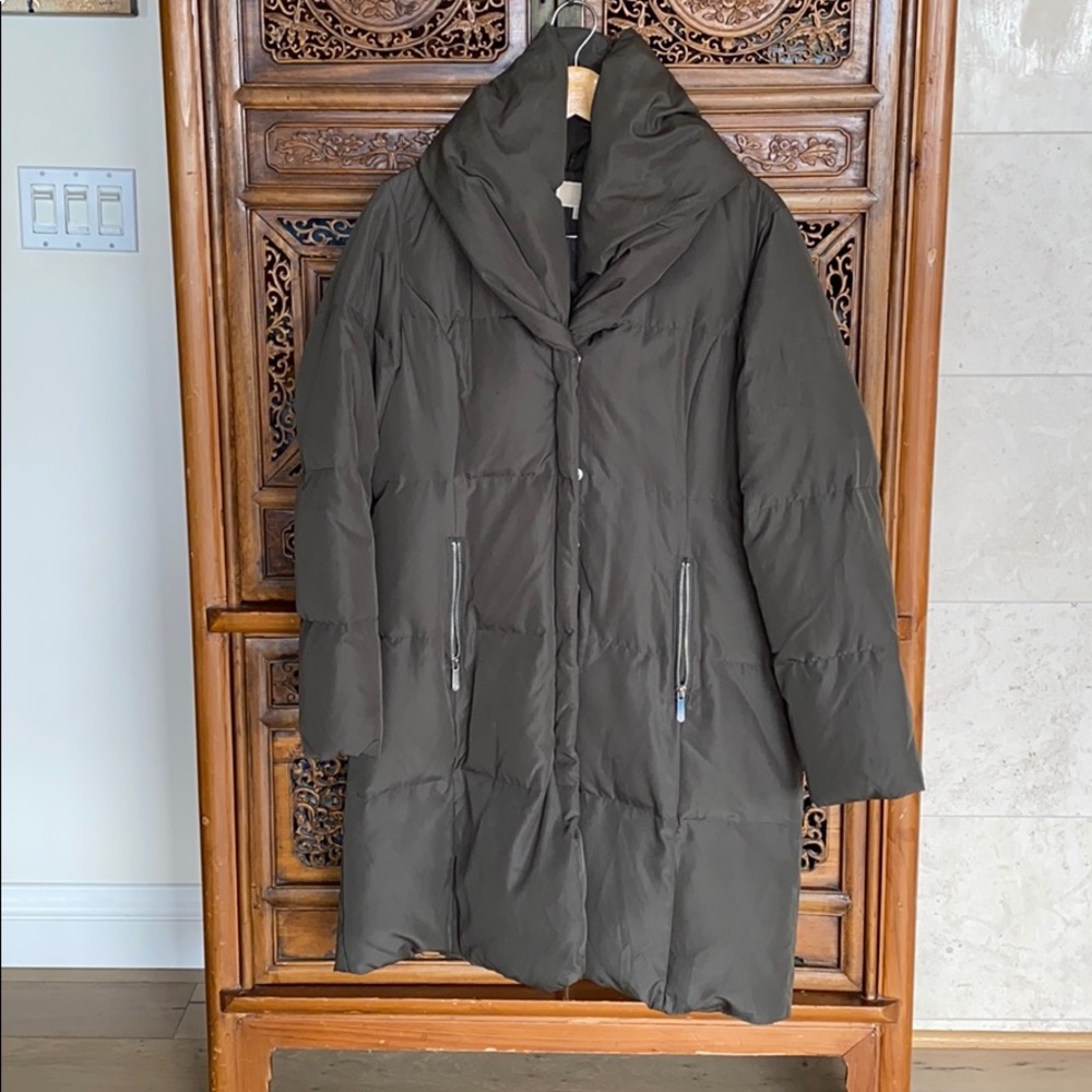 Michael Kors Hood Shawl Puffer Coat